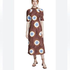 Sea ny brown maxi dress